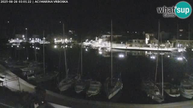 Spletna kamera Vrboska | Otok Hvar | Hrvaška