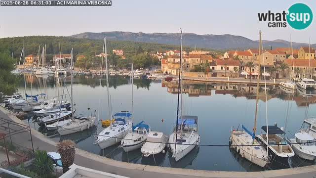 Spletna kamera Vrboska | Otok Hvar | Hrvaška