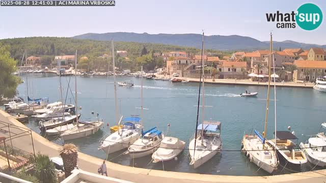 Spletna kamera Vrboska | Otok Hvar | Hrvaška