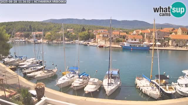 Spletna kamera Vrboska | Otok Hvar | Hrvaška