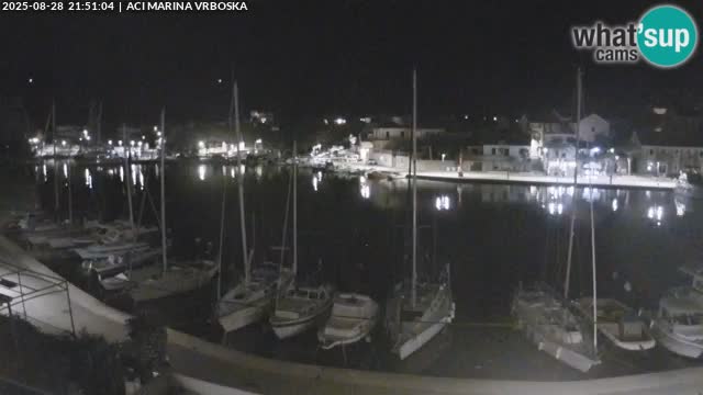Spletna kamera Vrboska | Otok Hvar | Hrvaška