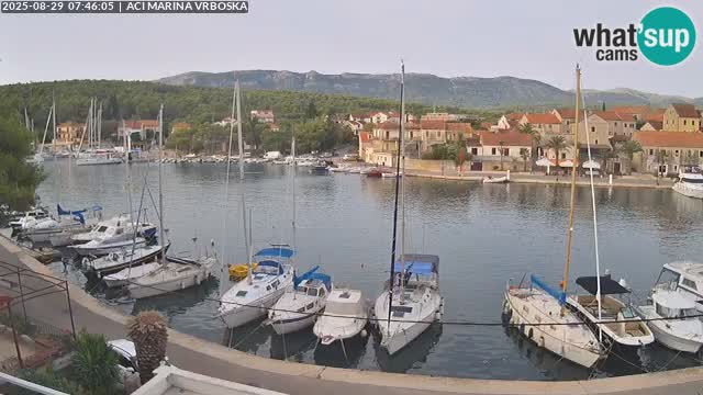 Vrboska livecam | Isola di Hvar | Croazia