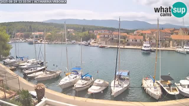 Spletna kamera Vrboska | Otok Hvar | Hrvaška