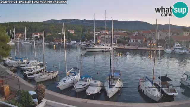 Spletna kamera Vrboska | Otok Hvar | Hrvaška