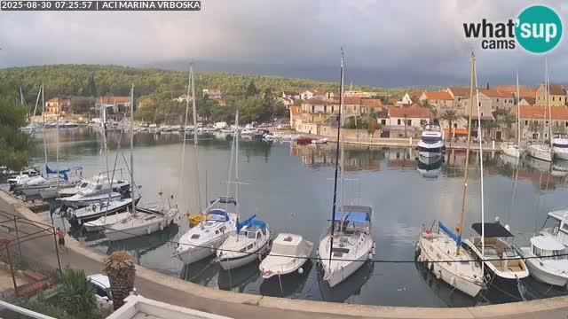 Spletna kamera Vrboska | Otok Hvar | Hrvaška