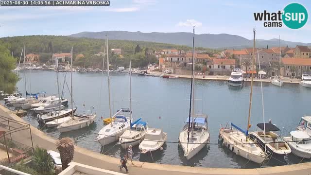Spletna kamera Vrboska | Otok Hvar | Hrvaška