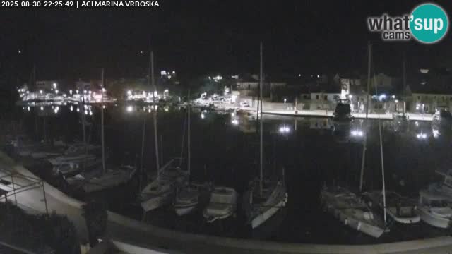 Spletna kamera Vrboska | Otok Hvar | Hrvaška