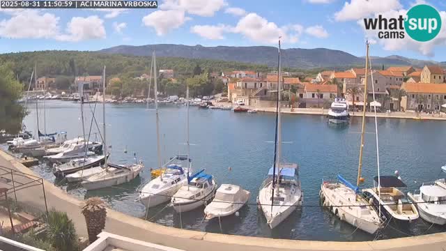 Spletna kamera Vrboska | Otok Hvar | Hrvaška