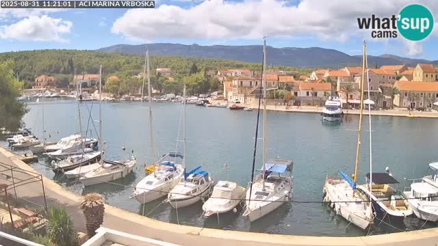 Spletna kamera Vrboska | Otok Hvar | Hrvaška