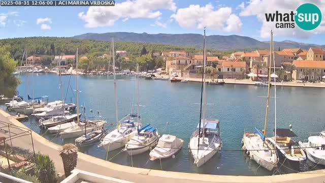 Spletna kamera Vrboska | Otok Hvar | Hrvaška