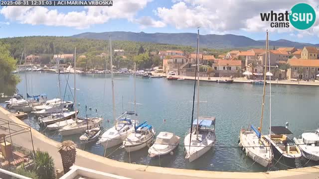 Spletna kamera Vrboska | Otok Hvar | Hrvaška