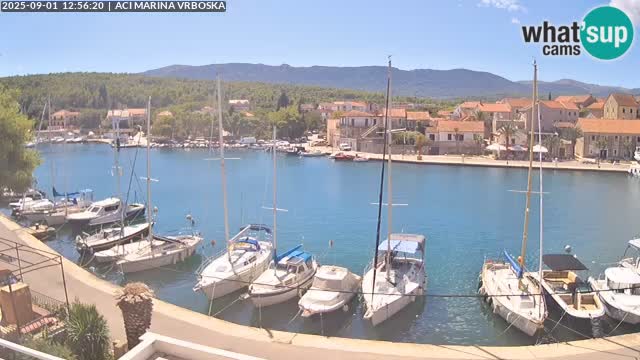 Spletna kamera Vrboska | Otok Hvar | Hrvaška
