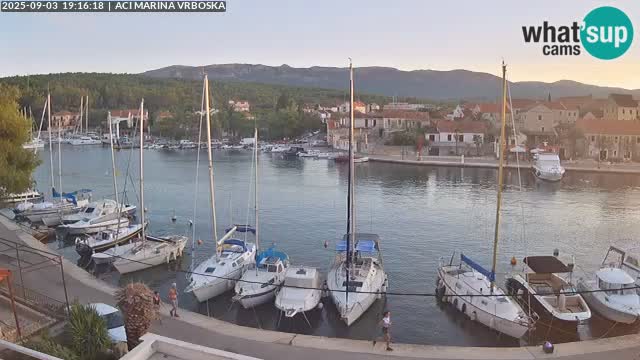 Spletna kamera Vrboska | Otok Hvar | Hrvaška