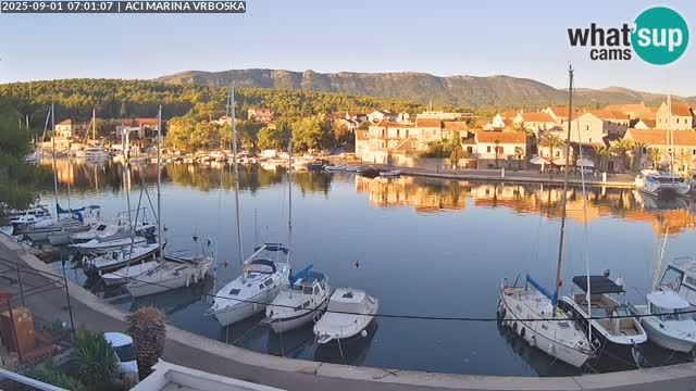 Spletna kamera Vrboska | Otok Hvar | Hrvaška