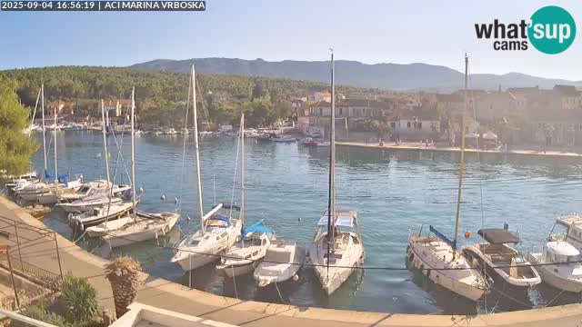 Spletna kamera Vrboska | Otok Hvar | Hrvaška