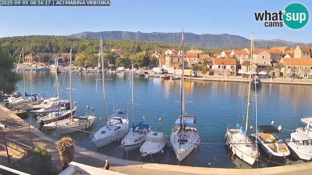 Spletna kamera Vrboska | Otok Hvar | Hrvaška