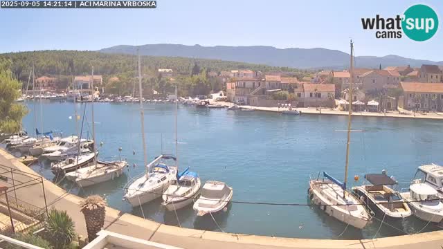 Spletna kamera Vrboska | Otok Hvar | Hrvaška