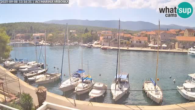 Spletna kamera Vrboska | Otok Hvar | Hrvaška