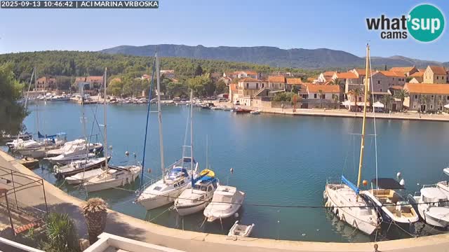 Spletna kamera Vrboska | Otok Hvar | Hrvaška