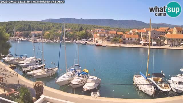 Spletna kamera Vrboska | Otok Hvar | Hrvaška