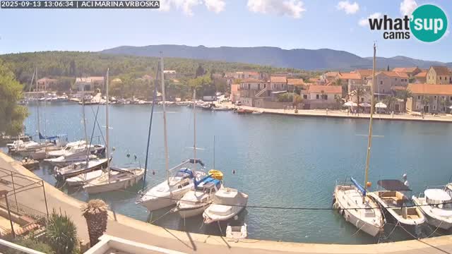 Spletna kamera Vrboska | Otok Hvar | Hrvaška