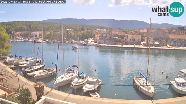 Spletna kamera Vrboska | Otok Hvar | Hrvaška