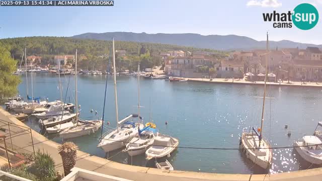 Spletna kamera Vrboska | Otok Hvar | Hrvaška