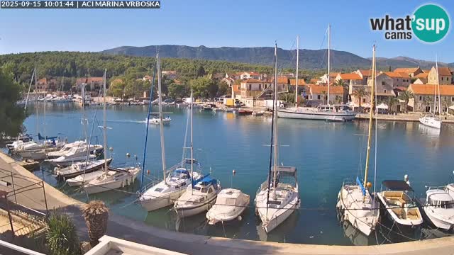 Spletna kamera Vrboska | Otok Hvar | Hrvaška