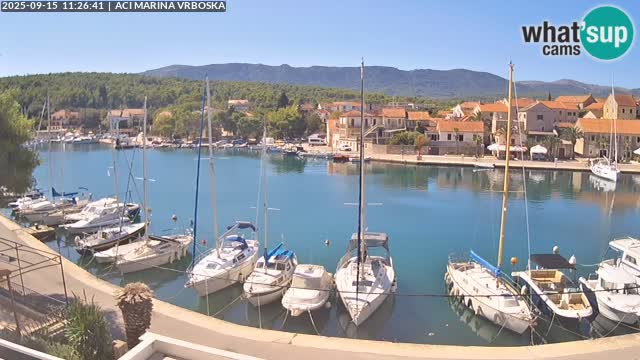 Spletna kamera Vrboska | Otok Hvar | Hrvaška