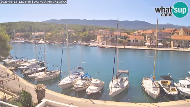 Spletna kamera Vrboska | Otok Hvar | Hrvaška