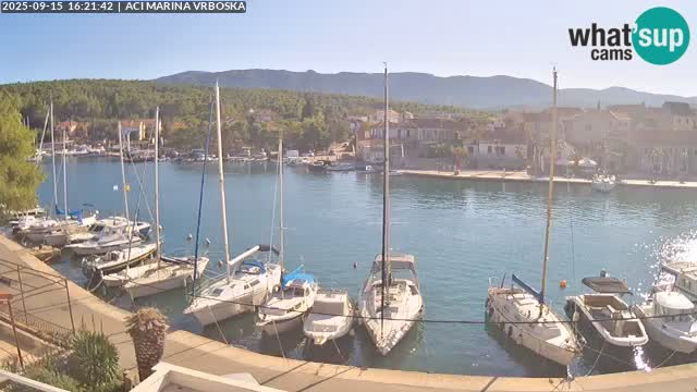 Spletna kamera Vrboska | Otok Hvar | Hrvaška