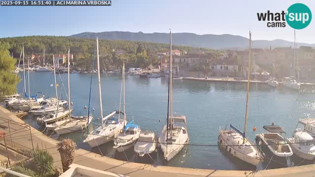 Spletna kamera Vrboska | Otok Hvar | Hrvaška