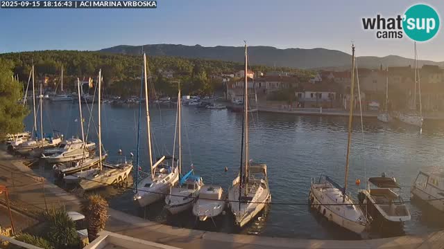 Spletna kamera Vrboska | Otok Hvar | Hrvaška