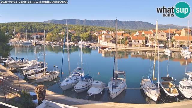 Vrboska livecam | Isola di Hvar | Croazia