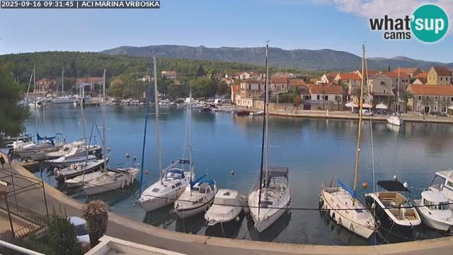Spletna kamera Vrboska | Otok Hvar | Hrvaška