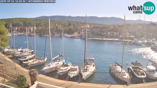 Spletna kamera Vrboska | Otok Hvar | Hrvaška