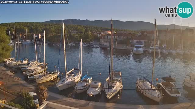 Spletna kamera Vrboska | Otok Hvar | Hrvaška