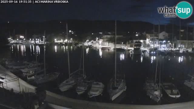 Spletna kamera Vrboska | Otok Hvar | Hrvaška