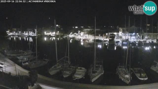 Spletna kamera Vrboska | Otok Hvar | Hrvaška