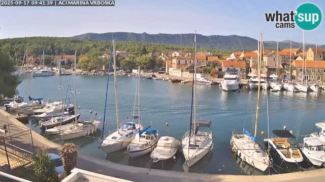 Spletna kamera Vrboska | Otok Hvar | Hrvaška