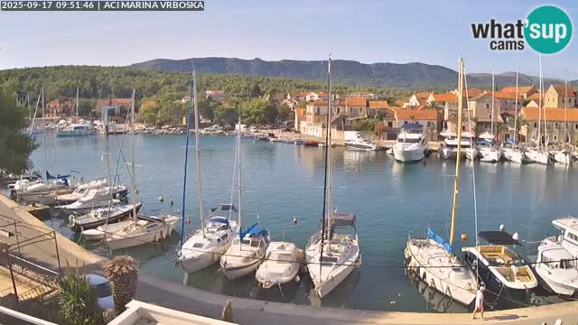 Spletna kamera Vrboska | Otok Hvar | Hrvaška