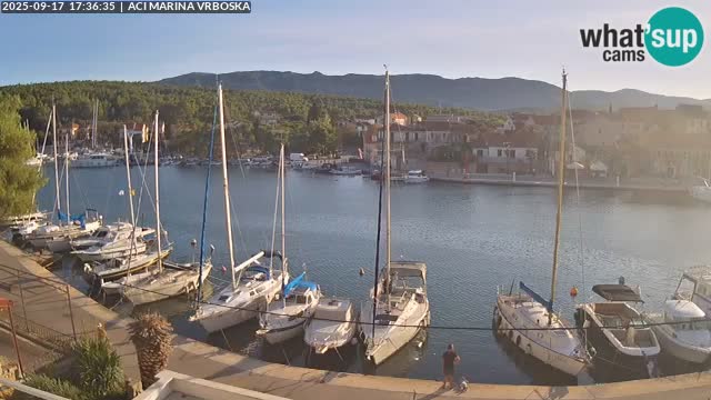 Spletna kamera Vrboska | Otok Hvar | Hrvaška