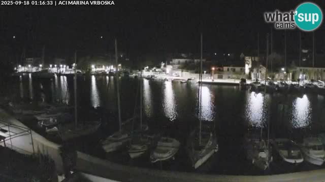 Spletna kamera Vrboska | Otok Hvar | Hrvaška