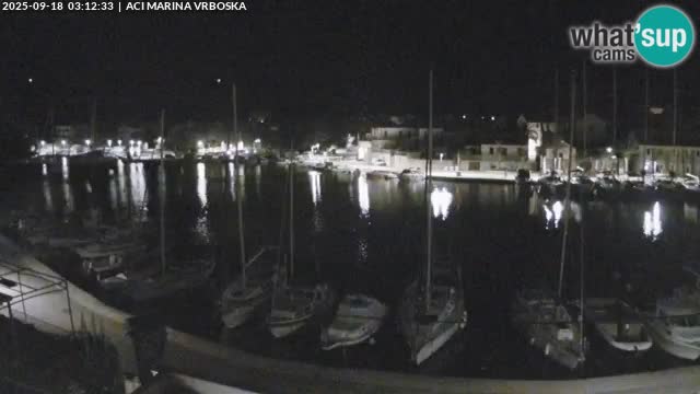 Spletna kamera Vrboska | Otok Hvar | Hrvaška
