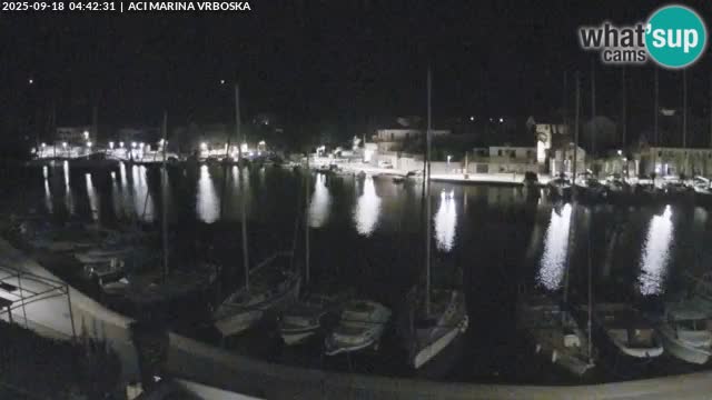 Spletna kamera Vrboska | Otok Hvar | Hrvaška