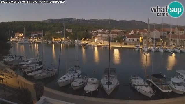 Spletna kamera Vrboska | Otok Hvar | Hrvaška