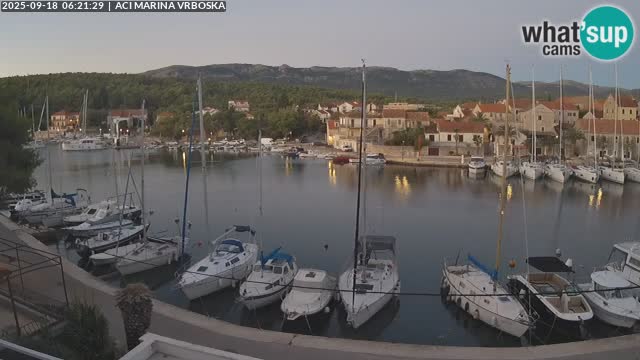 Spletna kamera Vrboska | Otok Hvar | Hrvaška
