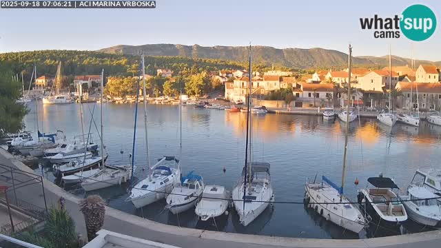 Spletna kamera Vrboska | Otok Hvar | Hrvaška