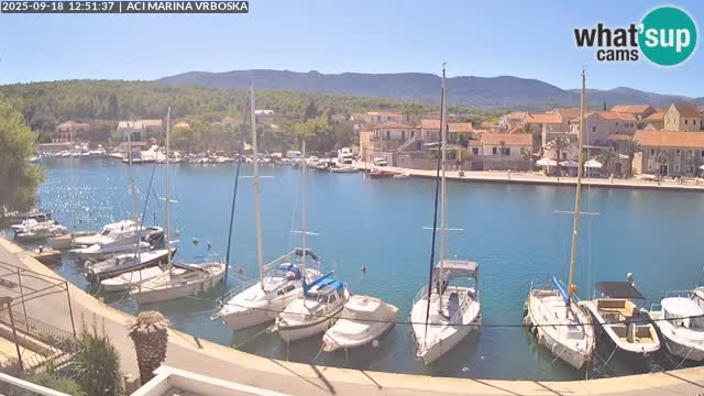 Spletna kamera Vrboska | Otok Hvar | Hrvaška
