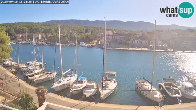 Spletna kamera Vrboska | Otok Hvar | Hrvaška